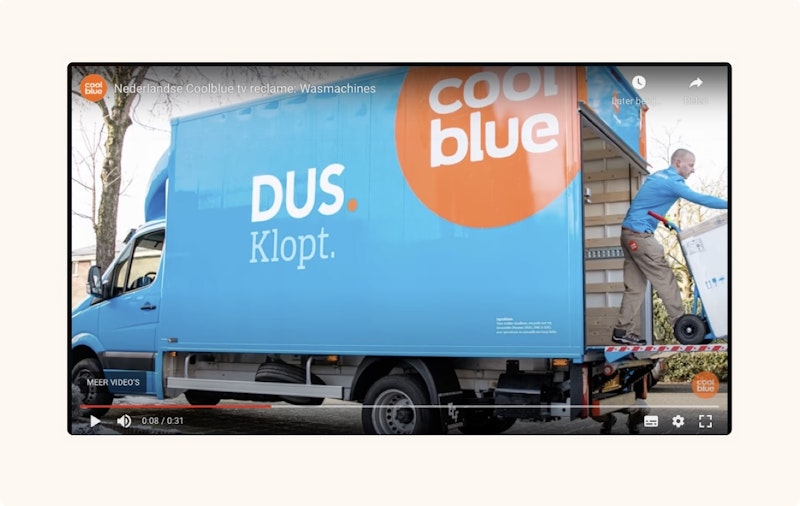 Coolblue Wasmachine reclame