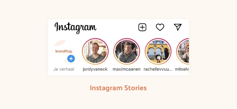 Instagram Stories voorbeeld