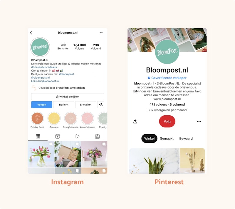 Instagram vs Pinterest
